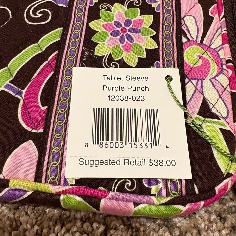 Vera Bradley Purple Punch Tablet Sleeve